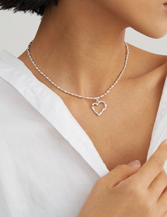 Open Heart Necklace