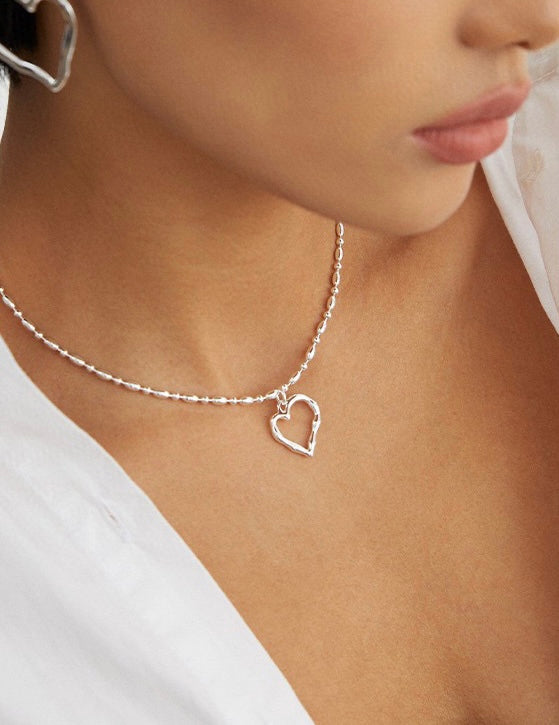 Open Heart Necklace